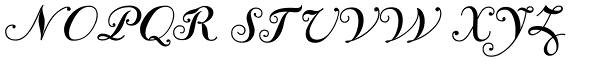 Bodoni Classic-Chancery Font UPPERCASE