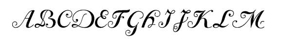 Bodoni Classic Chancery Font UPPERCASE