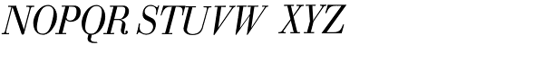 Bodoni Classic Text Italic Font UPPERCASE