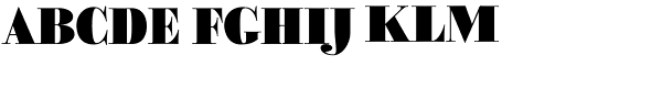 Bodoni Classic Ultra Font UPPERCASE