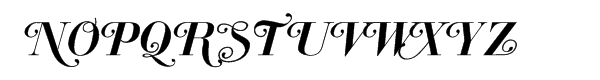 Bodoni Classics Bold Italic Swash Font UPPERCASE