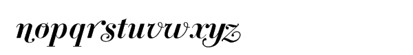 Bodoni Classics Bold Italic Swash Font LOWERCASE