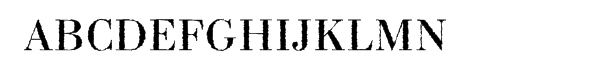 Bodoni Cyrillic Rough Font UPPERCASE