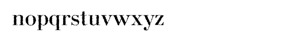 Bodoni Cyrillic Rough Font LOWERCASE