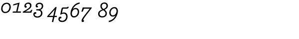 Bodoni Egyptian Italic Font OTHER CHARS