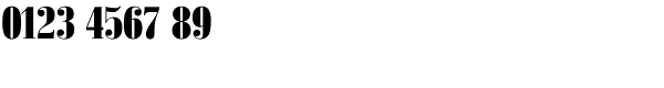 Bodoni RRCondensed Black Font OTHER CHARS