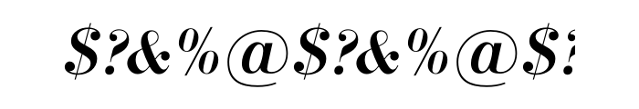 Bodoni SB Medium Italic OSF OT Font OTHER CHARS