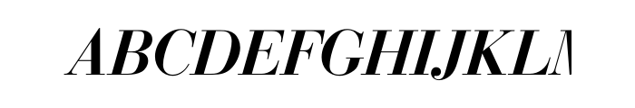 Bodoni SB Medium Italic OSF OT Font UPPERCASE