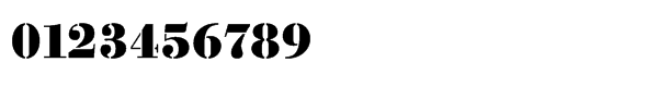 Bodoni Stencil Std Bold (D) Font OTHER CHARS