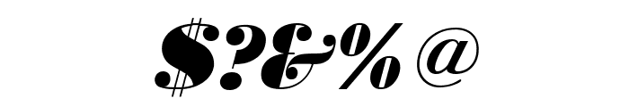 BodoniUltraFLF-Italic Font OTHER CHARS