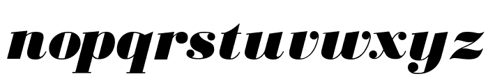 BodoniUltraFLF-Italic Font LOWERCASE