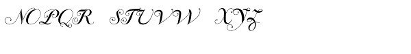 Bodonian Script-1 Font UPPERCASE