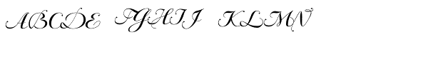 Bodonian Script-3 Font UPPERCASE
