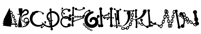 BodyPiercing&Chains Font UPPERCASE