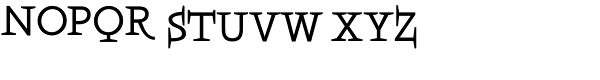 Boeotian Demi Font UPPERCASE
