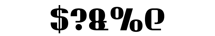 Bold Sans Serif 7 Font OTHER CHARS