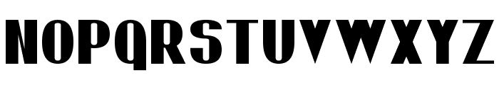 Bold Sans Serif 7 Font UPPERCASE