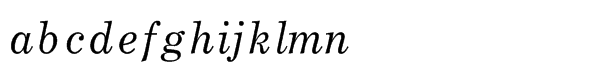 Boldface Std Italic Font LOWERCASE