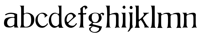 BoltonLight Font LOWERCASE