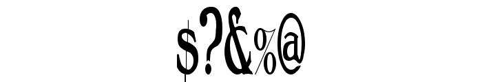 BoltonTitlingElongated Font OTHER CHARS