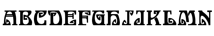 Bonapart-Modern Font UPPERCASE