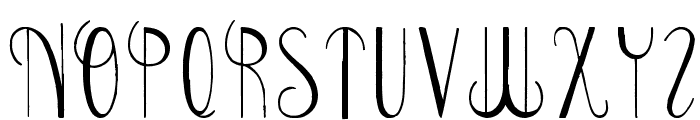 Bonney Lass Font UPPERCASE