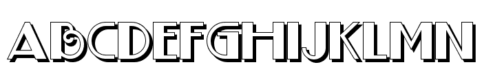 Boogie Nights ShadowNF Font UPPERCASE