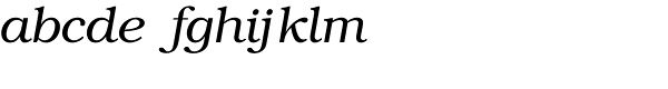 Bookman Light Italic Font LOWERCASE