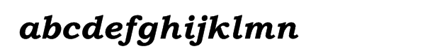 Bookman Old Style™ Turkish Bold Italic Font LOWERCASE