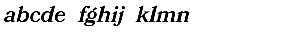 Bookmania SemiBold Italic Font LOWERCASE