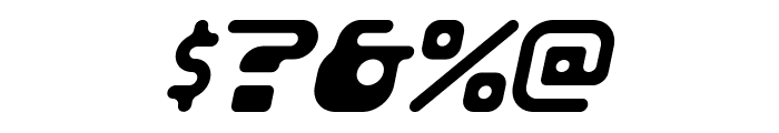 BopGun-Oblique Font OTHER CHARS
