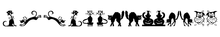Border Cats Font LOWERCASE