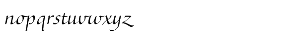 Boscribe™ Std Regular Font LOWERCASE