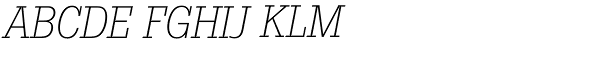 Boton Pro Light Italic Font UPPERCASE