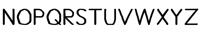 Bou Handwriting Titling Font LOWERCASE