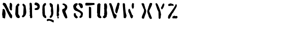 Boxcar Regular Font LOWERCASE
