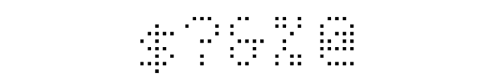 BPdotsSquares-Light Font OTHER CHARS