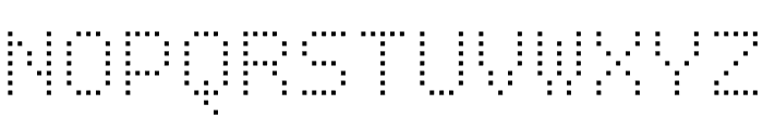 BPdotsSquares-Light Font UPPERCASE