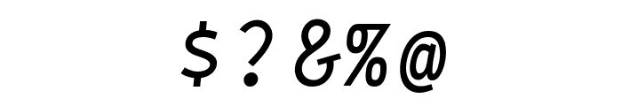 BPmono Italic Font OTHER CHARS