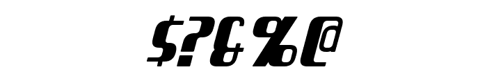 Braddington Italic Font OTHER CHARS