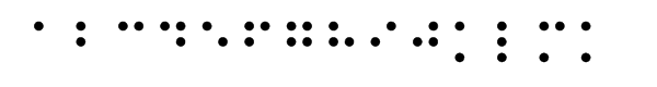 Braille EF Font UPPERCASE
