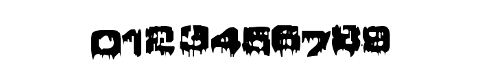 Brain Damage Font OTHER CHARS