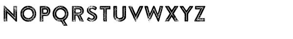 Brandon Printed Inline Font LOWERCASE