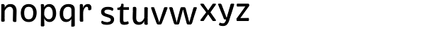Brevia Medium Font LOWERCASE