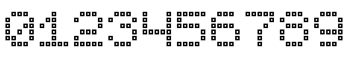 Brick LED-7 Font OTHER CHARS