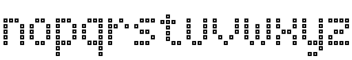 Brick LED-7 Font LOWERCASE