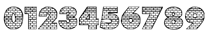 Bricks Font OTHER CHARS