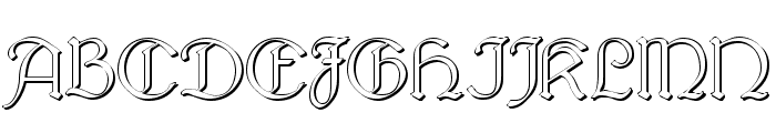 Bridgnorth-Shadow Font UPPERCASE
