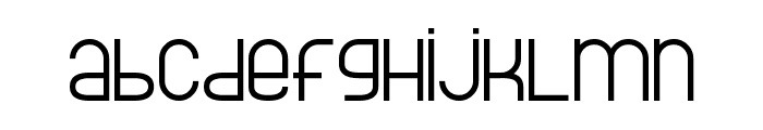 Bright Line 7 Font LOWERCASE
