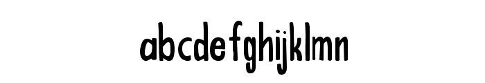 BrightandBeautiful-Regular Font LOWERCASE